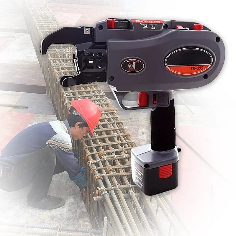 

Bestseller Portable Rebar Tying Machine Battery Drive Wire Tie Gun Cordless Steel Strapping Machine Adjustable Cordless Round B