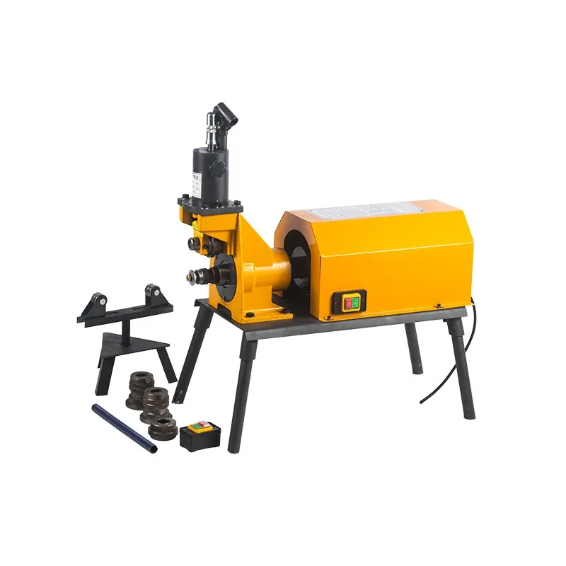 Galvanized Pipe Electric Hydraulic Cutting Machine Fire Pipe Groove Punching Machine