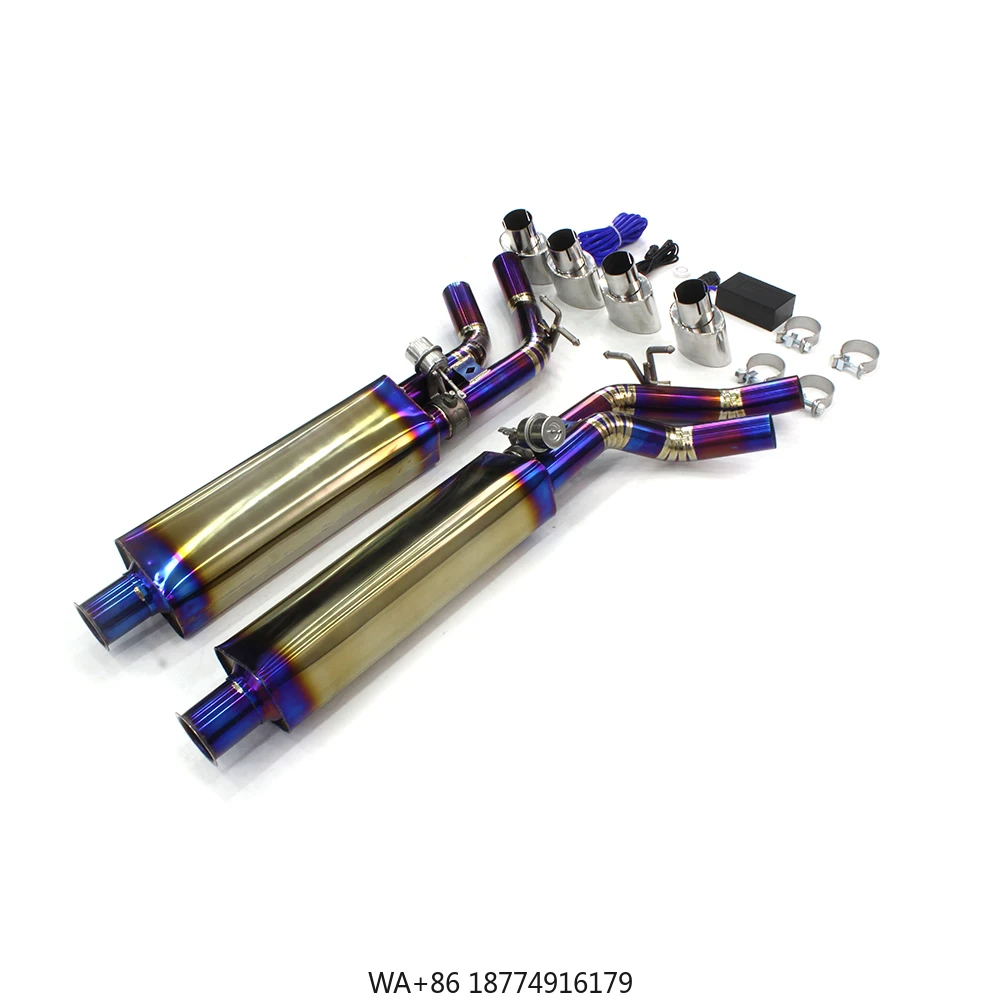 

Титановый глушитель, выхлопные трубы Catback для G63 W464 4.0T 2019-2023, удаленная система Valvetronic, без обзоров, но