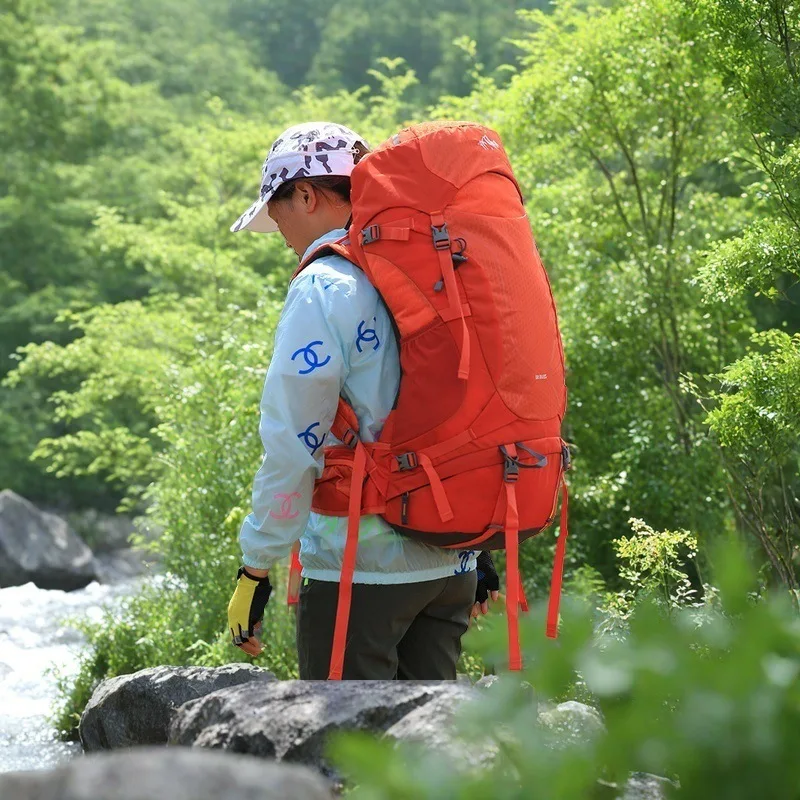 Backpack Large Capacity Outdoor Backpack 50L Travel Backpack Multifunctional Sports Bag Waterproof Wear Resistant Mountaineering