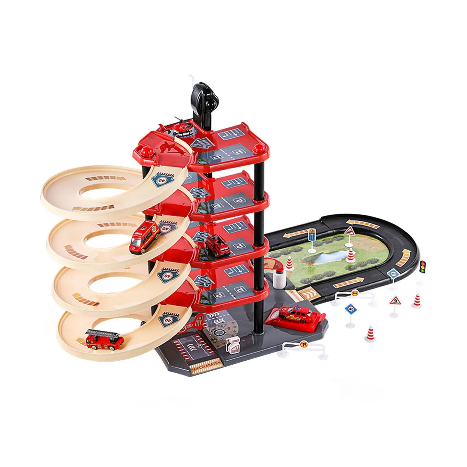 

Kids Race Track Game Kids Car Parking Garage Boys Educational Toy Set for Toddlers Child Kindergarten Boys Girls Birthday Gift