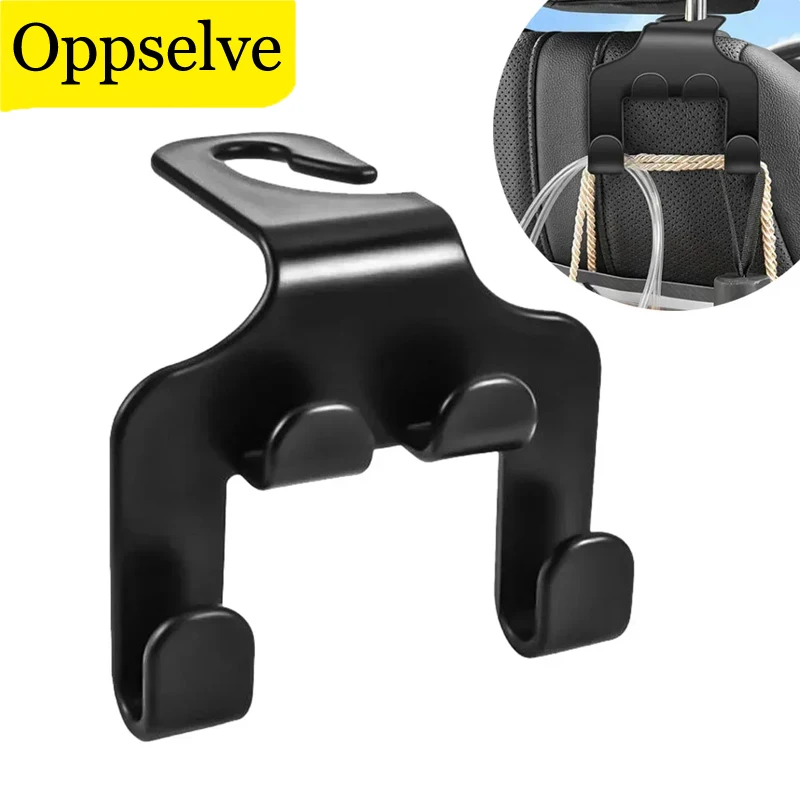 2Pcs Car Seat Back Hook Back Seat Phone Holder Hidden Storage Hook Headrest Hooks Car Accessories Tools For iPhone 15 Pro Max