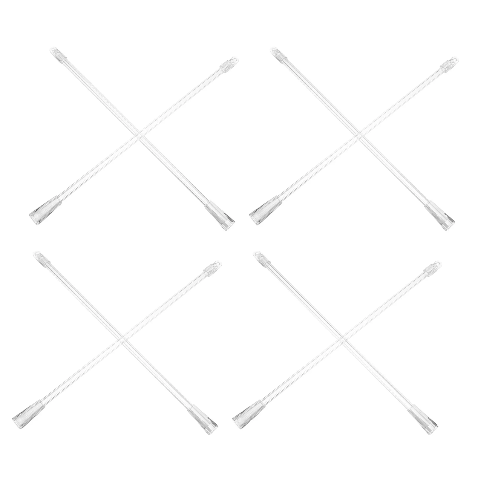 

8pcs Curtain Accessories Pull Rod 12 Inch Clear Vertical Blind Wand Hook Handle For Window Shades Replacement Parts Tilt Wand