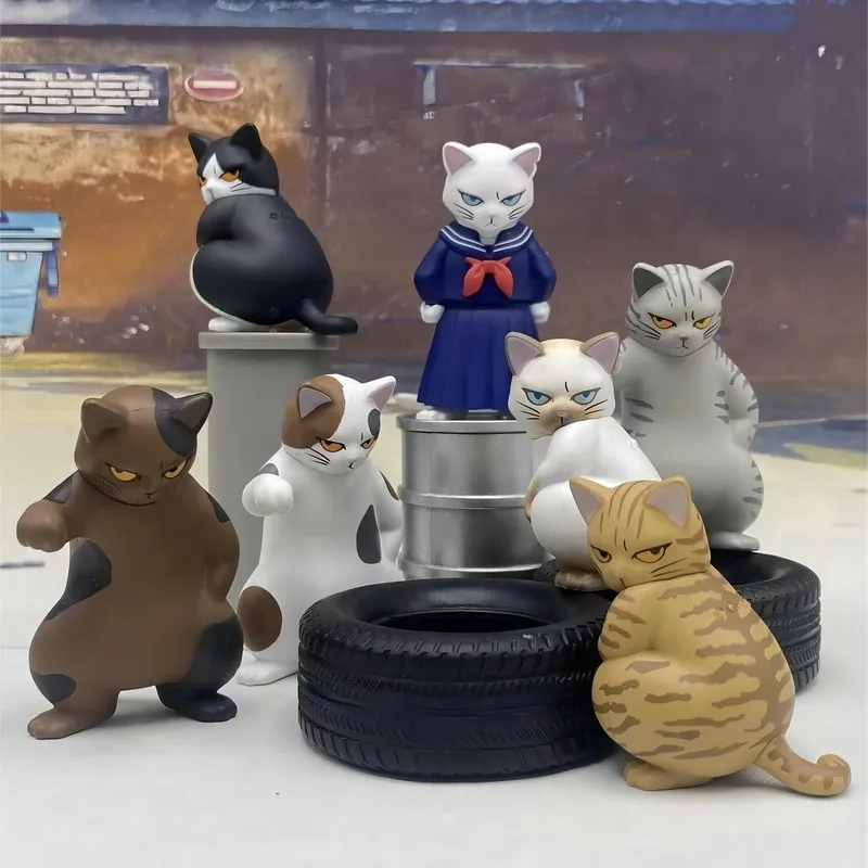 

Murderous Kitten Dolls Fierce Cats Action Figure Toys Collectible Mystery Blind Box Table Decoration Boys Kids Birthday Gifts