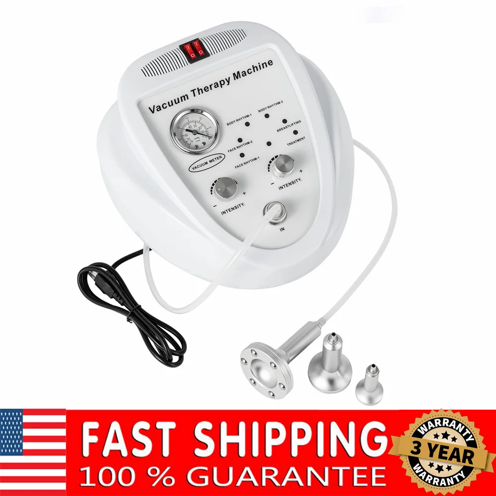 

Vacuum Therapy Machine-Back Massagers with 24 Pcs Vacuum Cups and 3 Pumps, Body Shaping Spa Skin Machine for Body Shape Massage