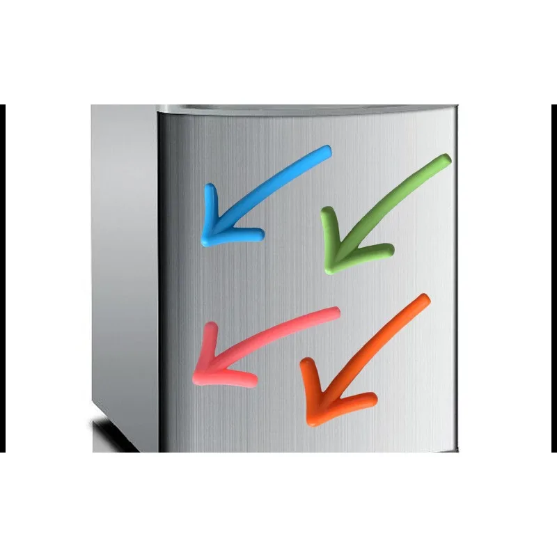 Creative Arrow-Shaped Refrigerator Magnets 3D Message Board Magnetic Tiles Magnetize Your Messages for Easier Home Decoration