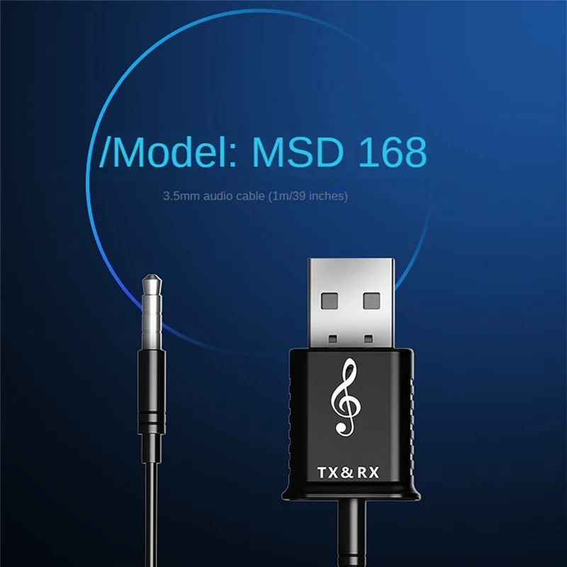 A57G-USB Bluetooth 5.0-передатчик-приемник 4 в 1, многофункциональный беспроводной аудиоадаптер для автомобиля Bluetooth