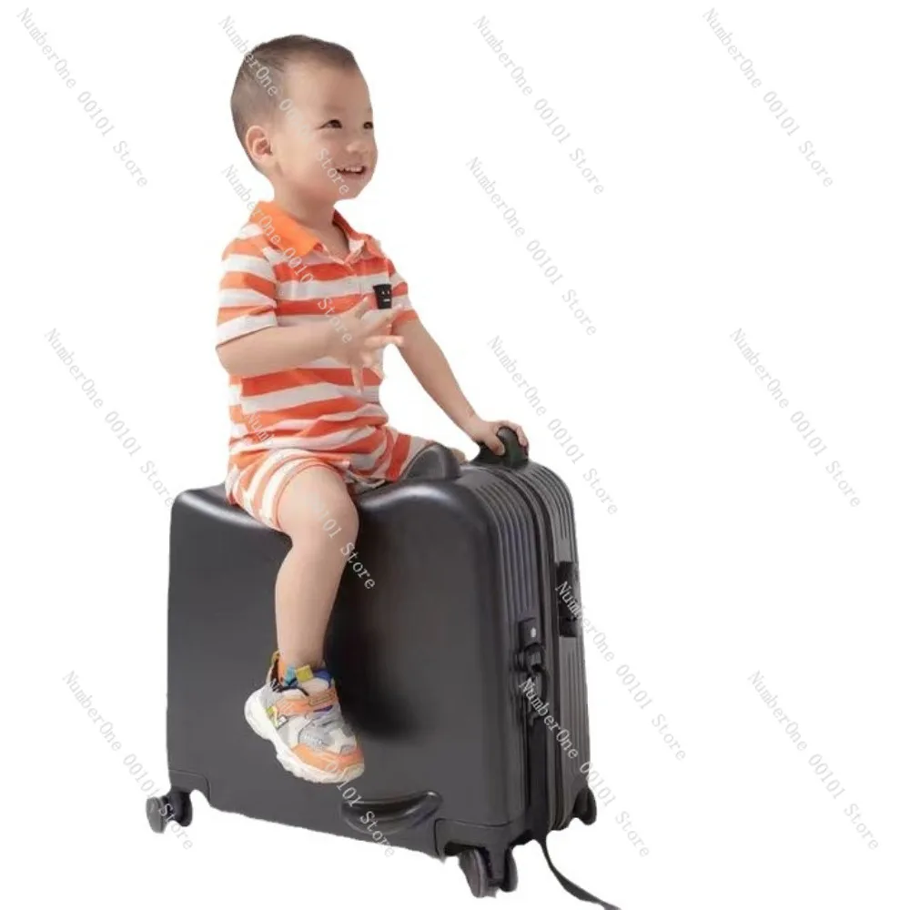 

Riding Mute Universal Wheel Trolley Case 20-Inch Baby Cartoon Luggage Case