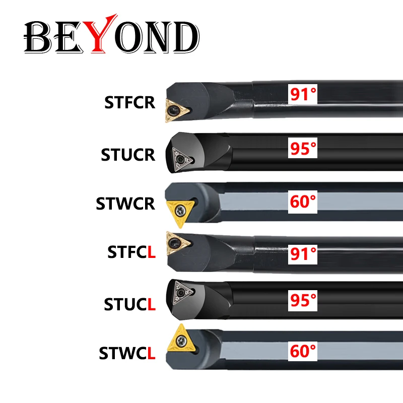 

BEYOND STFCR STUCR STWCR CNC Cutter Tool Boring Bar S08K-STFCR09 S10K-STFCR11 S12M-STUCR09 S14N-STUCR11 S16Q-STWCR11 S25S S20R