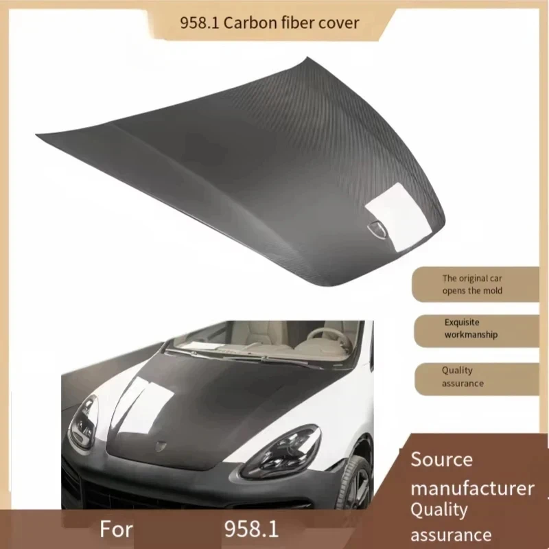 

High Quality New Suitle Cayen - . Carbon Fiber Hood, Engine Cover, And Bonnet. Auto Parts