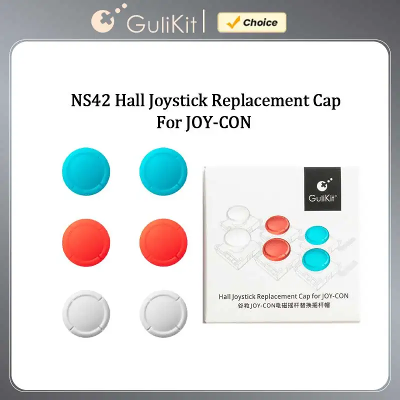 GuliKit NS42 Hall Joystick Ersatzkappe für JOY-CON, Spielzubehör Ersatzgehäuse Kompatibel mit GuliKit Hall Joystick NS4