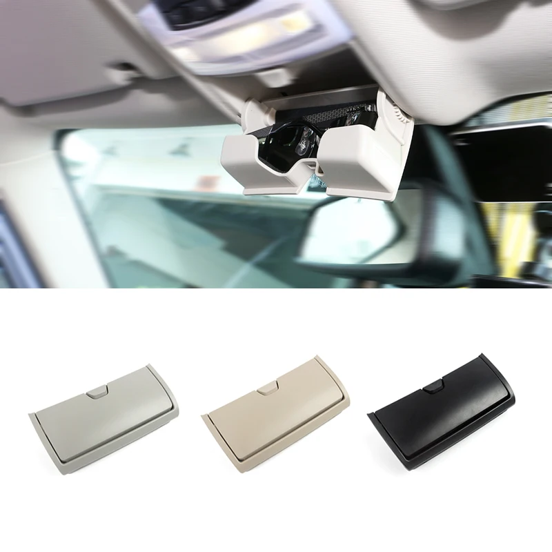 BMW için X5 X6 F15 F16 2014 2015 2016 2017 Özel Araba Styling Kubbe Işık Güneş Gözlüğü Durumda Tutucu Gözlük saklama kutusu