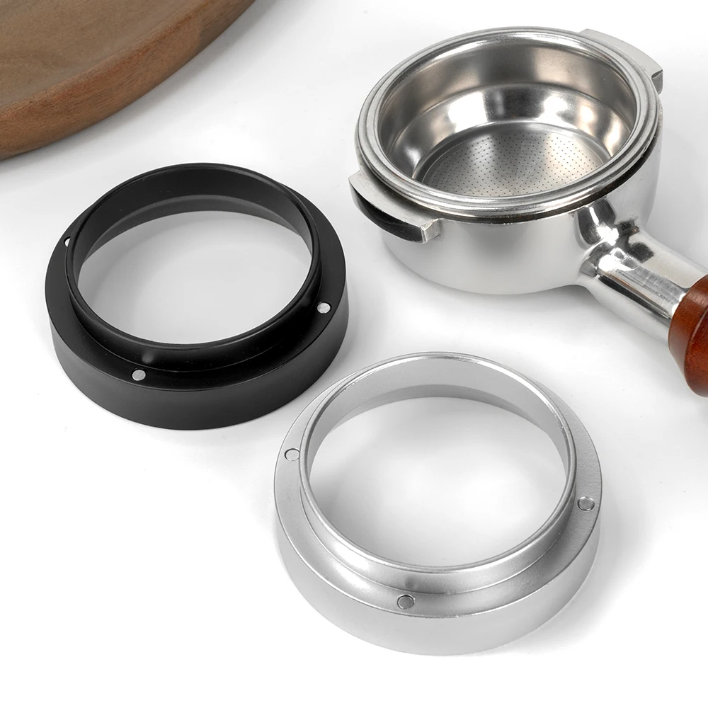 51/53/58 mm ABS Espresso-Dosiertrichter mit magnetischem Kaffee-Dosierring, Pulverring-Spender, Dosierer