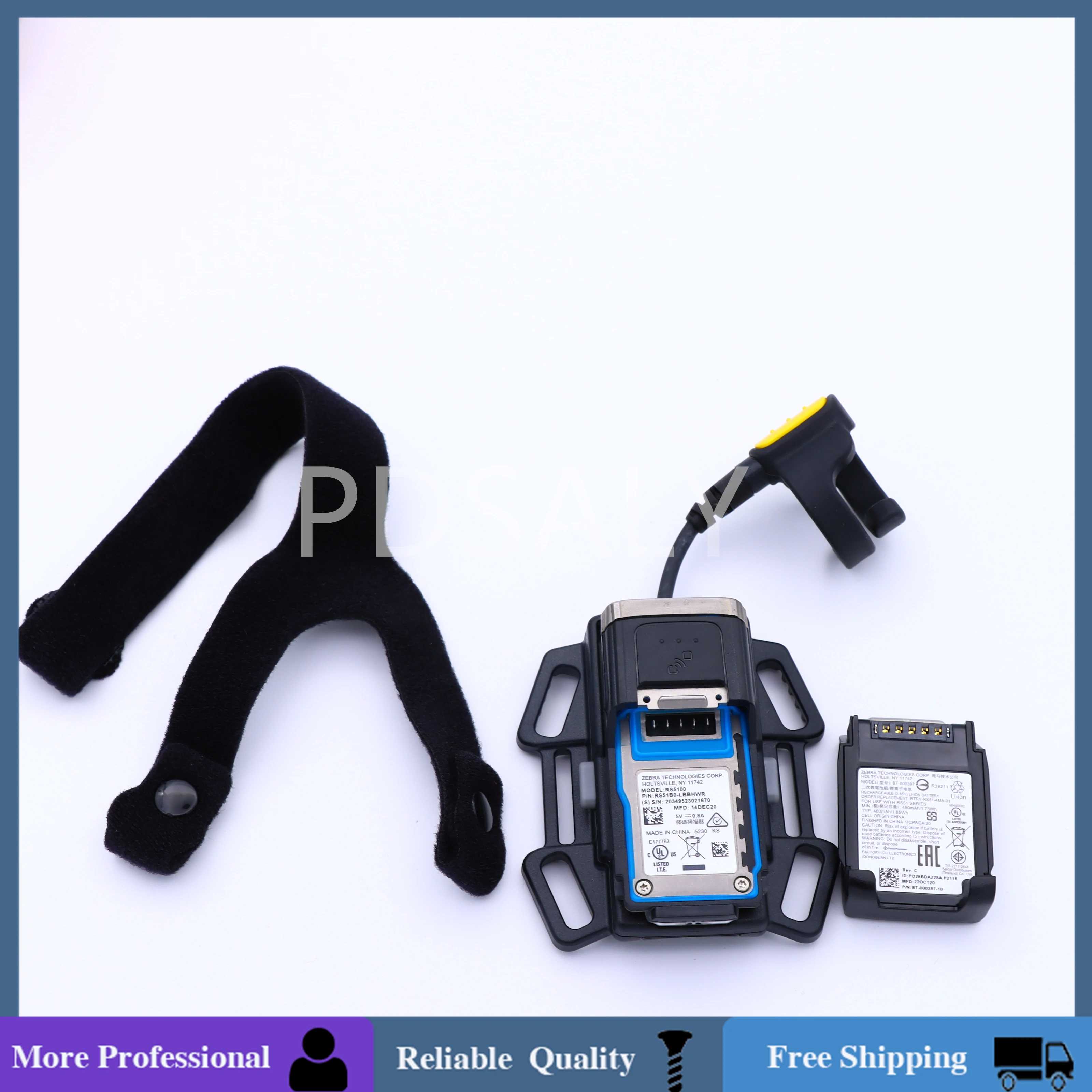Zebra RS5100 Wearable Ring Barcode Scanner RS51B0-LBBHWR SE4710 Scan Engine With Battery