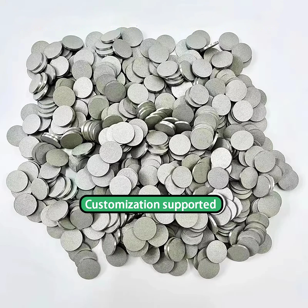 1 PCS Stainless Steel Powder Sintered Filter, Sintered Filter Plate Thickness=1/2/3/4mm