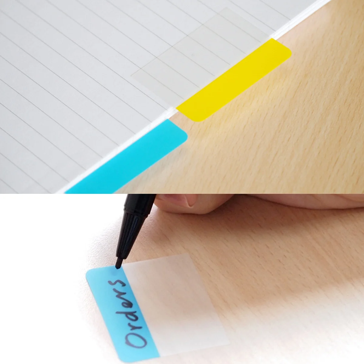 

N Times Classified Index Stickers 3.8x5.1cm Re-Stickable Page Markers Bookmarks Reading Accessories for Student Office