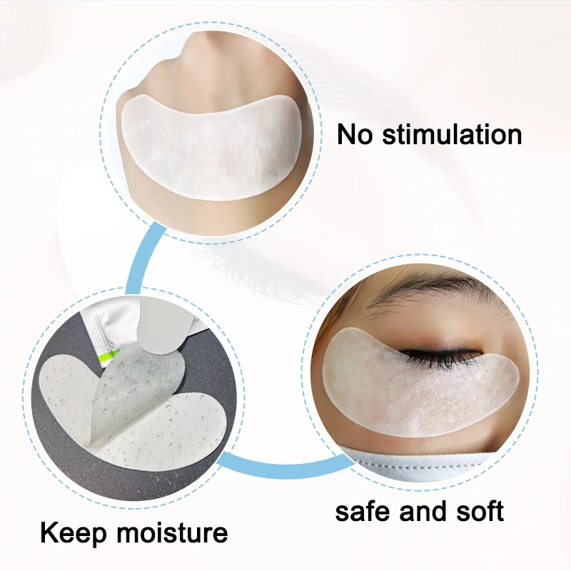 50 Pairs/Lots Eye Patches Eyelash Extension Under Eye Pads Hydrogel Patches For Extension Eye Pads For Eyelash Extension Makeup