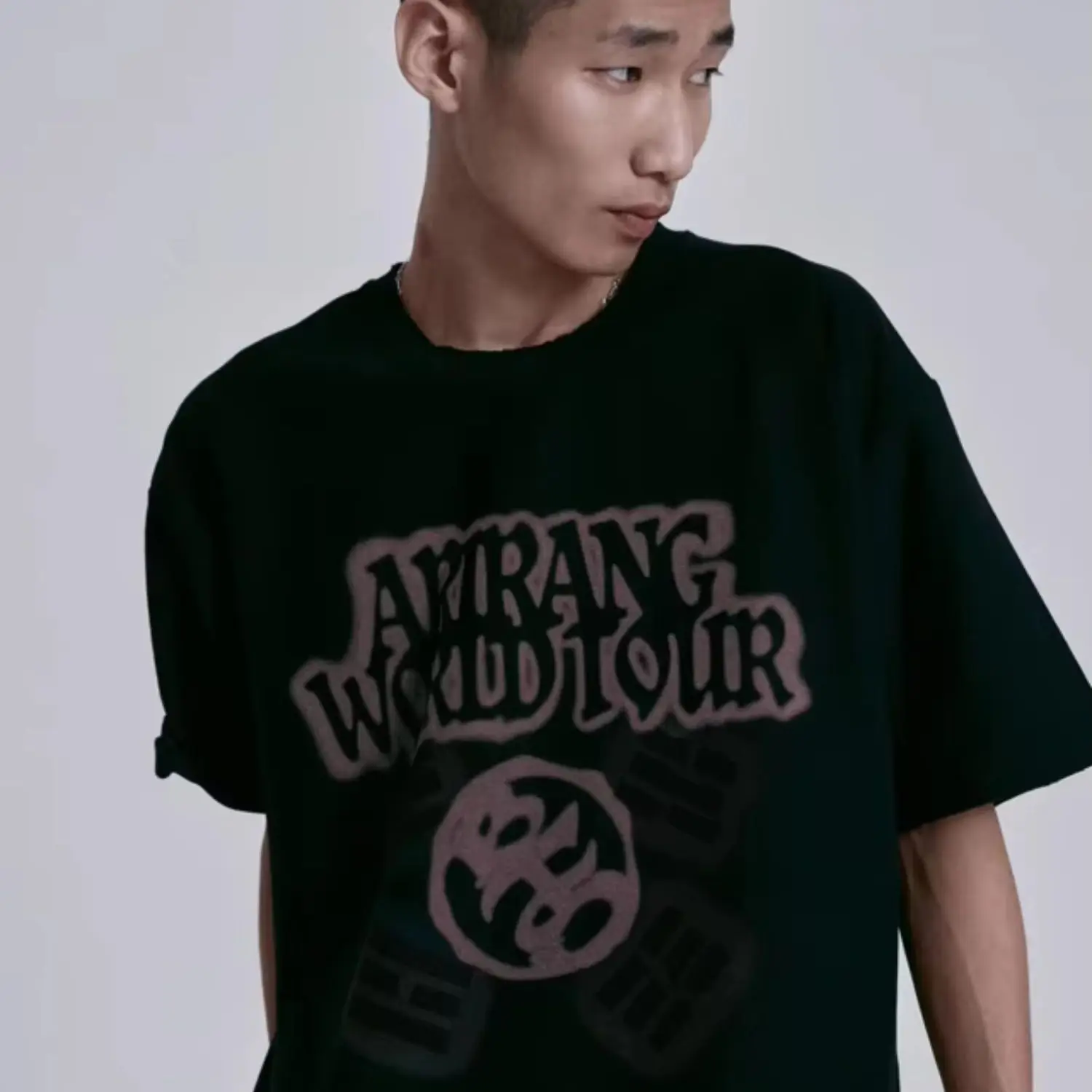 AliExpress NONE 2026 Kpop Korean boy band tour graphic Cotton unisex shirt High-Quality Summer New Men's women's Y2k fashion shirt fan gift