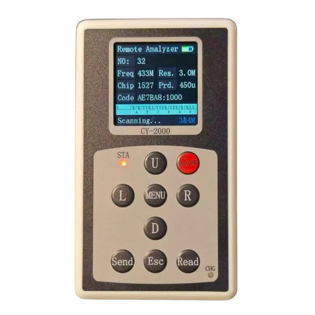 EV1527 Detector Wireless RF Analyzer For Remote Troubleshooting Material ABS Wireless Remote Control Detection