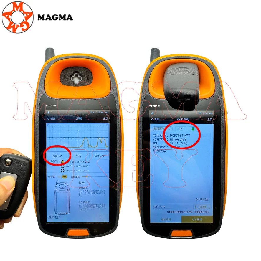 MAGMA FCC: CWTWB1G767 مفتاح السيارة الوجه عن بعد 433 ميجا هرتز 4A PCF7961M لنيسان قاشقاي روج J11 بولسار C13 جوك F15 X-Trail T32 ميكرا #5