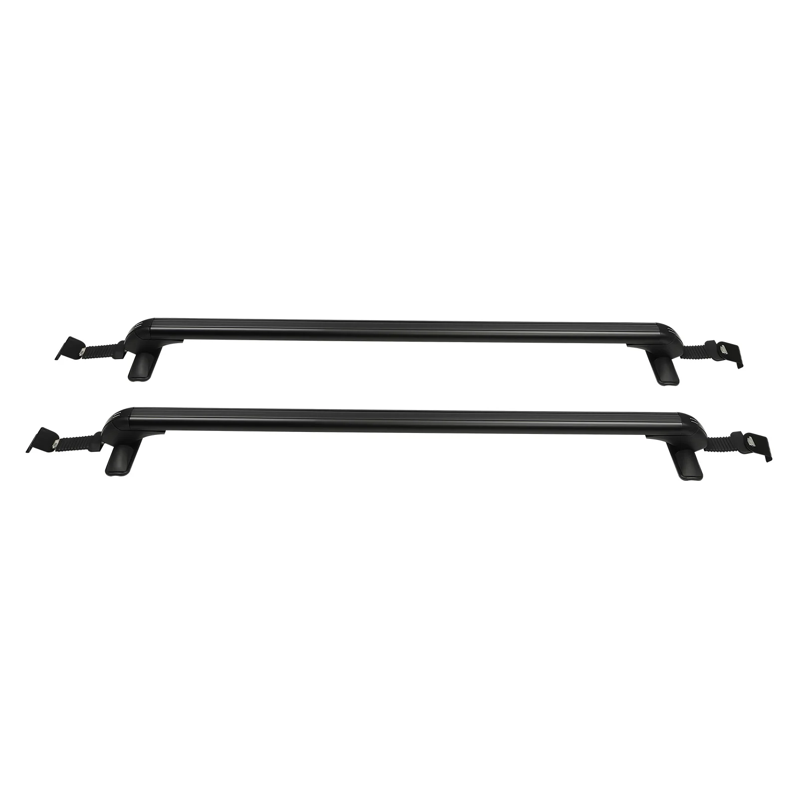 

Aluminum Roof Rack with Hidden Security Locks, Weatherproof, Black Design, Ideal for Luggage Transport on Vehicles