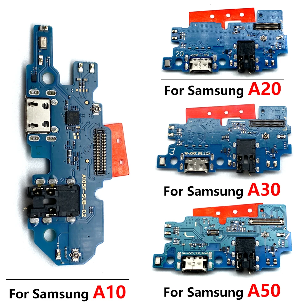 USB Charging Port Connector Charge Jack Socket Plug Dock For Samsung A01 Core A01 A02 A02S A03 A035F A03 Core A7 2018 A750