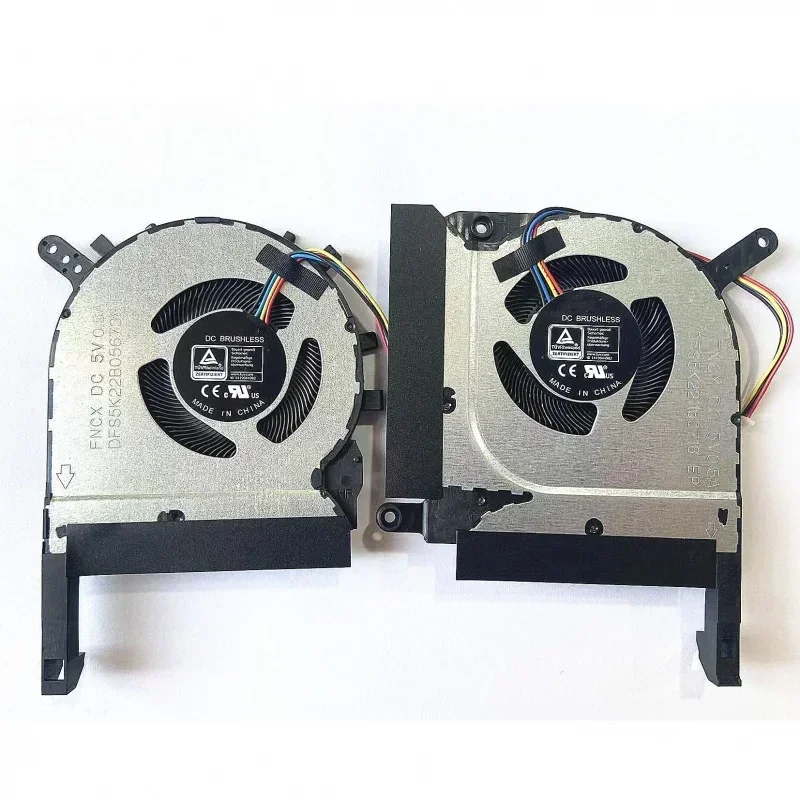 New CPU GPU Fan Cooler Set for Asus Strix TUF 2 Gaming A15 FA506Q FA506QR A17 FA70 6 FNCX FNCY 2021