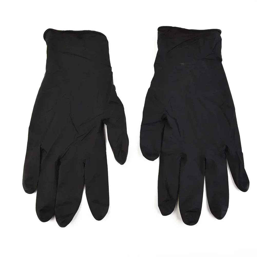 Guantes desechables de nitrilo de 20 piezas, guantes protectores de látex, guantes de cocina multifuncionales para limpieza del hogar y laboratorio