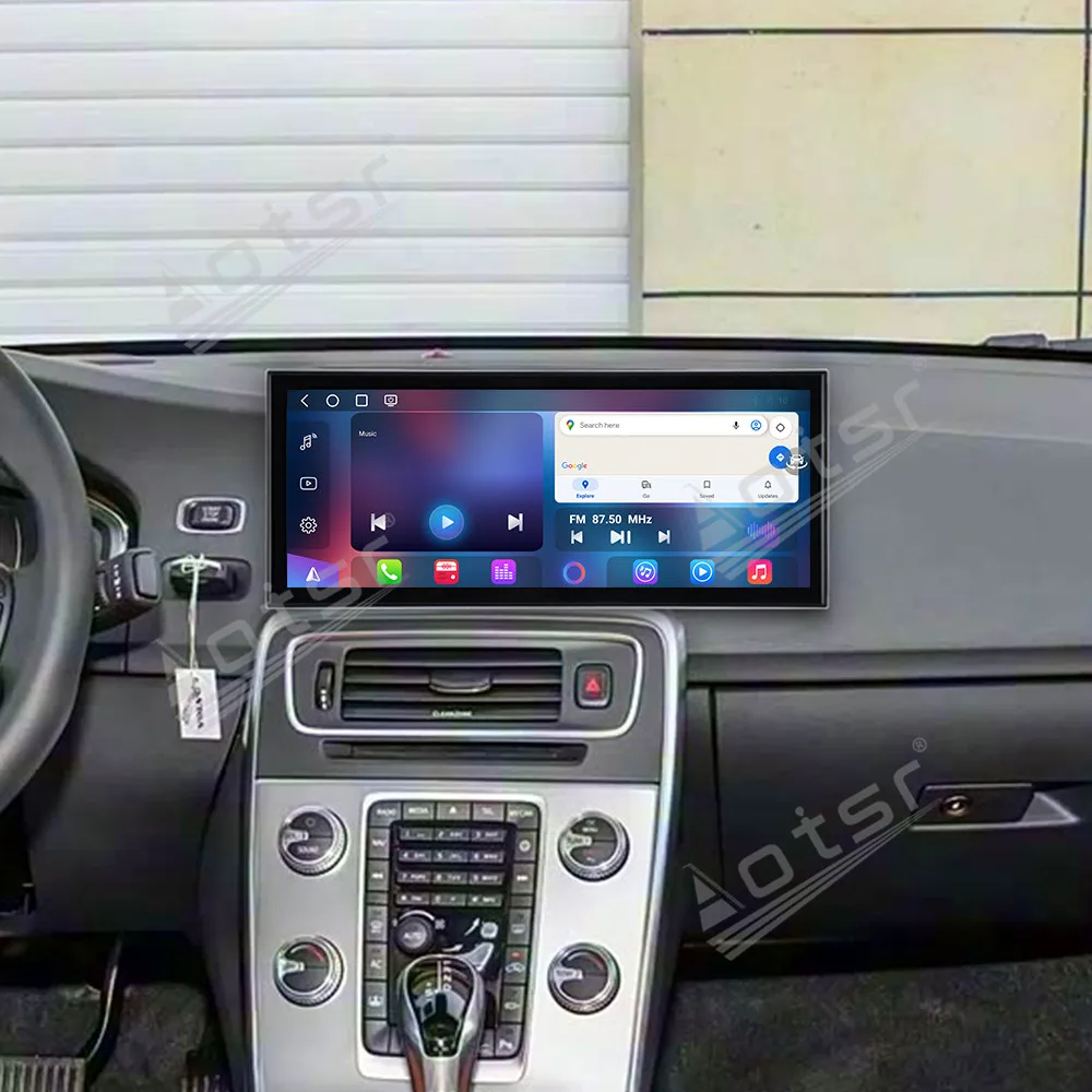 

Для Volvo S60 2014-2019: 15,8-дюймовый автомобильный мультимедийный проигрыватель Android 15 с CarPlay, HD сенсорным экраном, GPS-навигацией и функцией обновления головного устройства