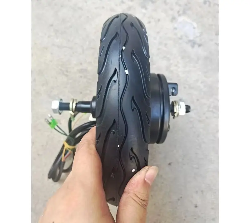 10 Inch Brushless Wheel Motor 24V36V48V500W Electric Scooter Drum Brake Motor Honeycomb Tire