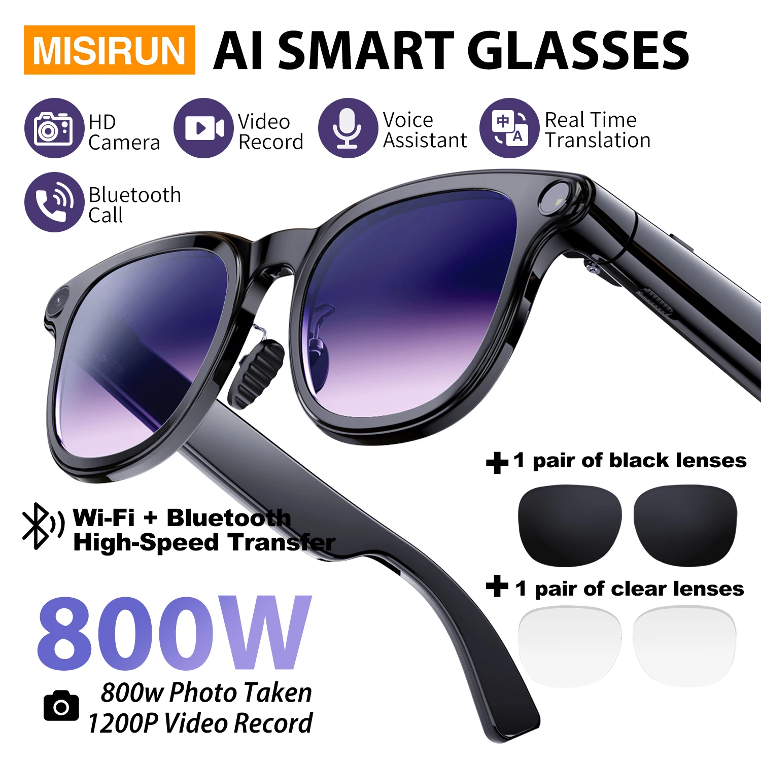 Smart Ai Glasses 80…