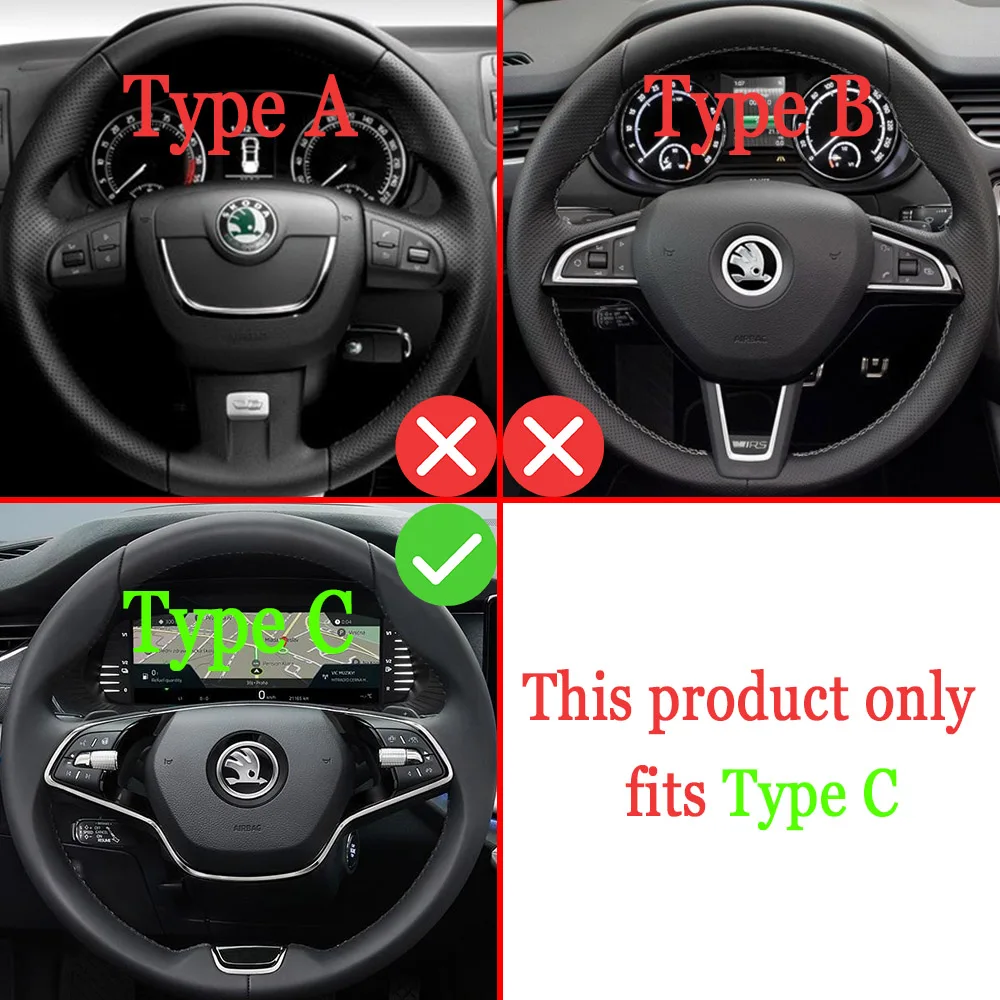 For Skoda 2020 Octavia A8 MK4 ENYAQ IV RS VRS 2021 Karoq Kodiaq Car Steering Wheel Shift Paddle Extend Shifters Sticker DSG Gear