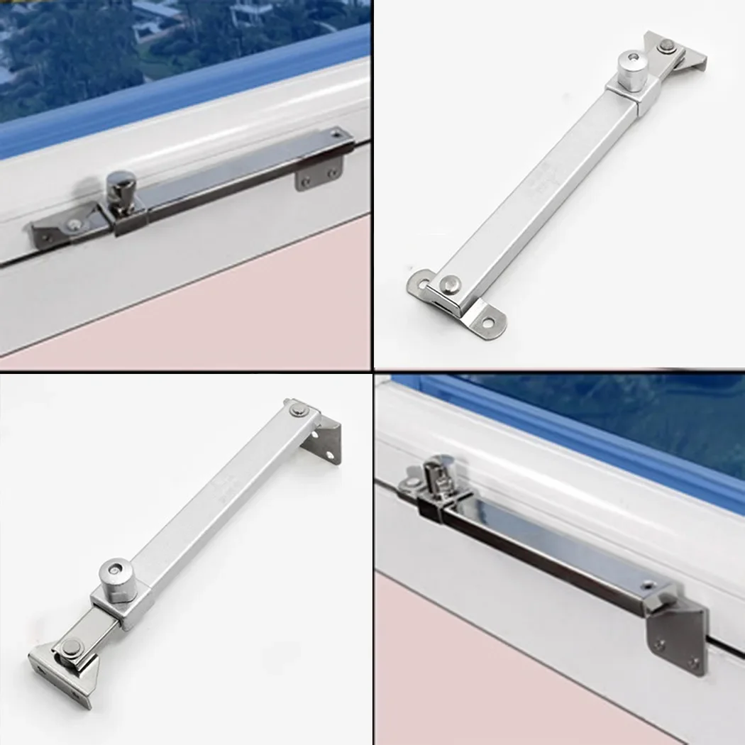 Heavy Hinge Positioning Buckle Windproof Brace Latch Lock Locking Stainless Stay Stay-Adjuster Adjuster Timber