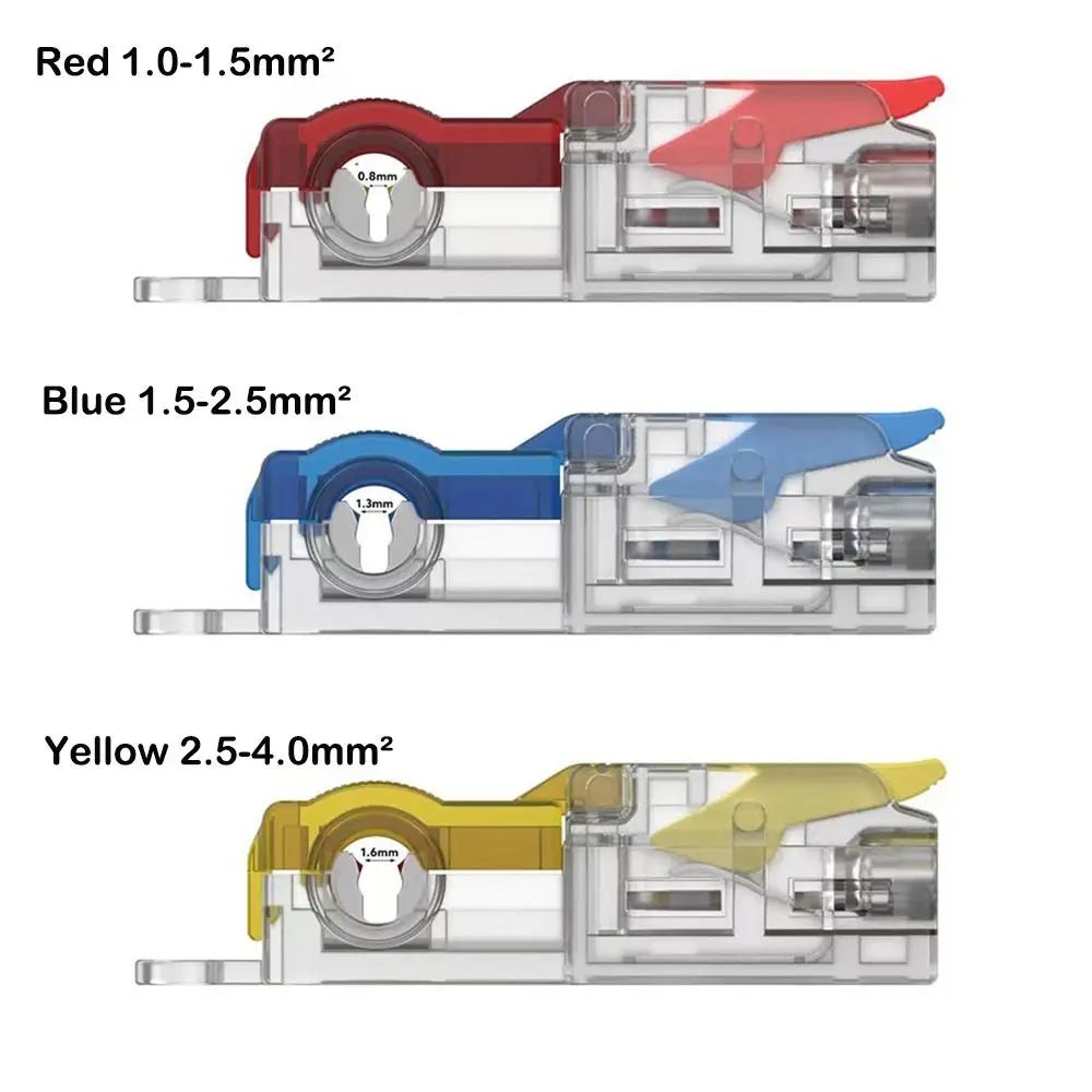 Złącze szybkiego okablowania typu T Łączanie swobodnego typu Złącze przewodu Uniwersalna kompaktowa listwa zaciskowa Push-in Małe złącze okablowania