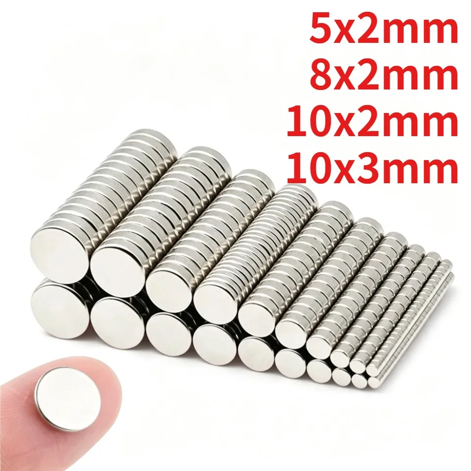 5x2 8x2 10x2 10x3mm 미니 원형 디스크 자석 냉장고 자석 조각, 사무실 보관, 수공예, 과학 연구용