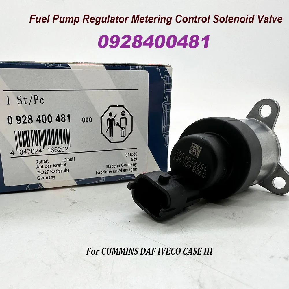 

NEW 0928400481 0928400638 961280670014 Fuel Pump Regulator Metering Control Solenoid Valve For C-UMMINS DAF I-VECO CASE IH