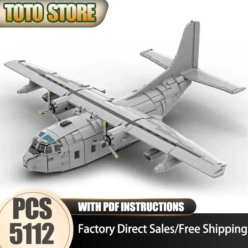 

Moc строительные кирпичи Fairchild C-123K истребитель 1:35 технологические блоки военная модель самолета подарок Рождественские игрушки DIY наборы для сборки