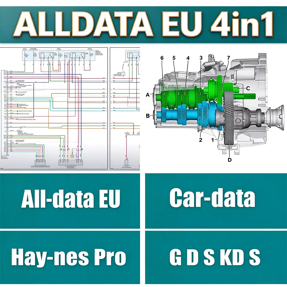 ALLDATA EU 4in1 Online Account Haynes-pro Car Repair Software Wiring Diagram Manual European Workshop PC & Mobile Login