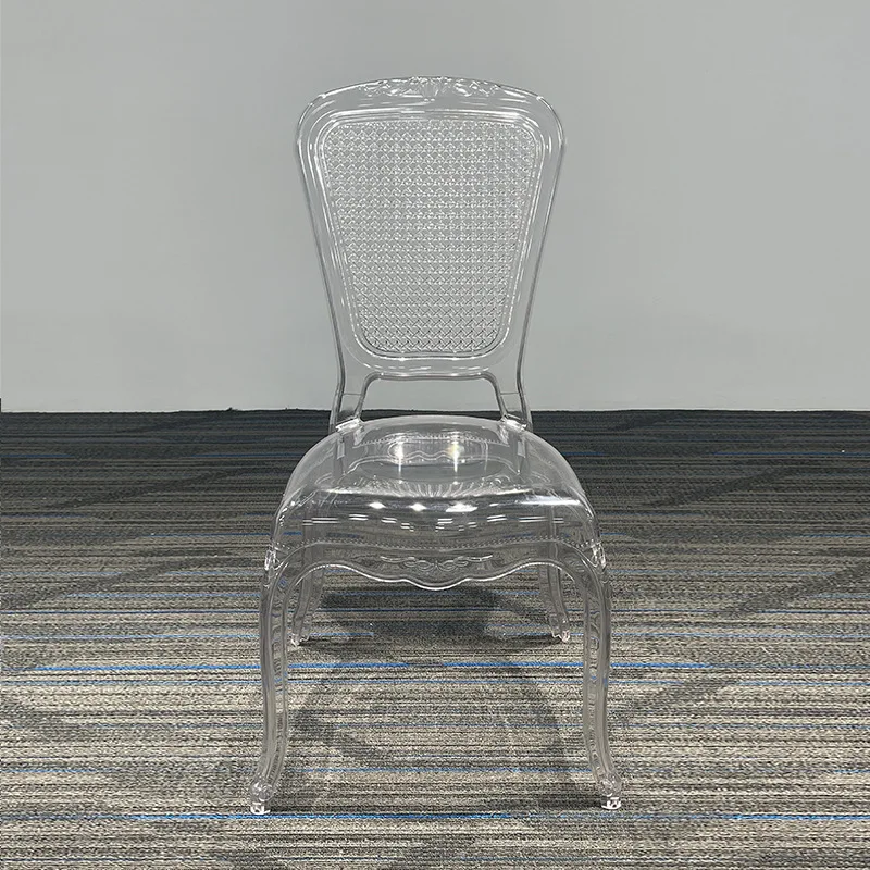 Acrylic transparent crystal Hotel banquet hall Wedding auditorium Outdoor activities Plastic chair Modern