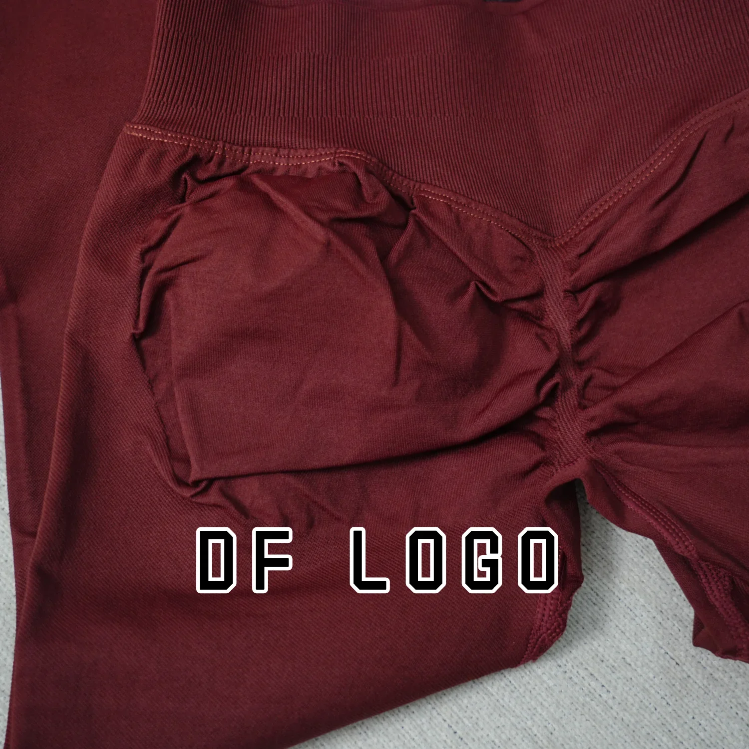 DF Yoga Impact Leggings Women Curl Up Seamless Pants High Quality Leggings Low Ribbed Fitness Pants High Stretch Fitness Tights