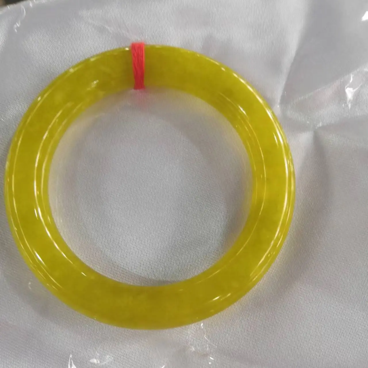 Newest rare Lemon yellow Myanmar Jadeite  Bracelet High Quality Ice Waxy Jadeite Perfect Round Bar Bangles Fine Handring Jewelry