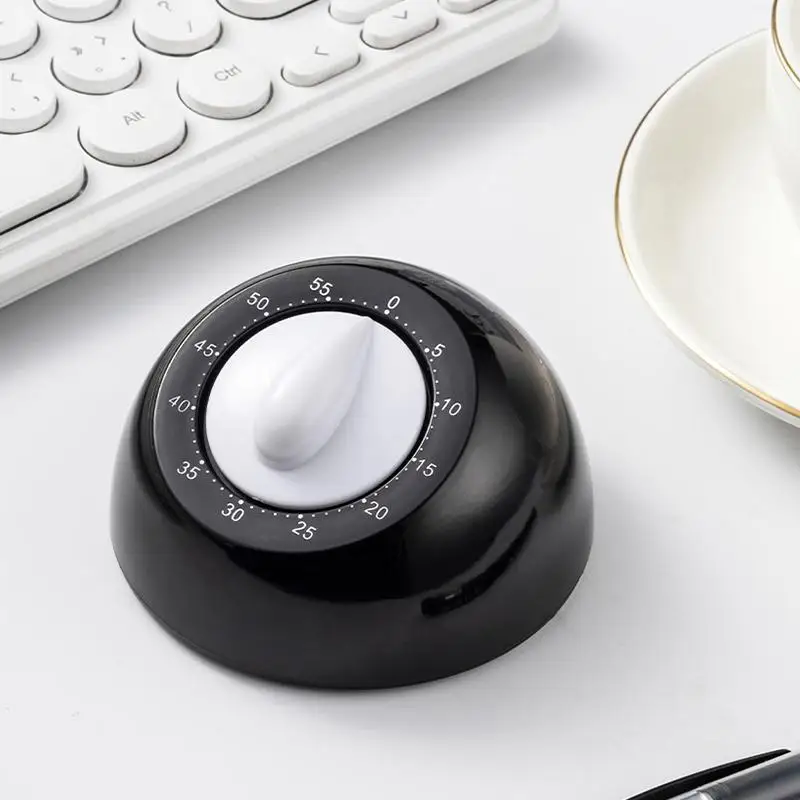 Mechanical Kitchen Timer Battery Free Loud Alarm Heat Resistant Manual Timer for Home Baking Cooking Grilling