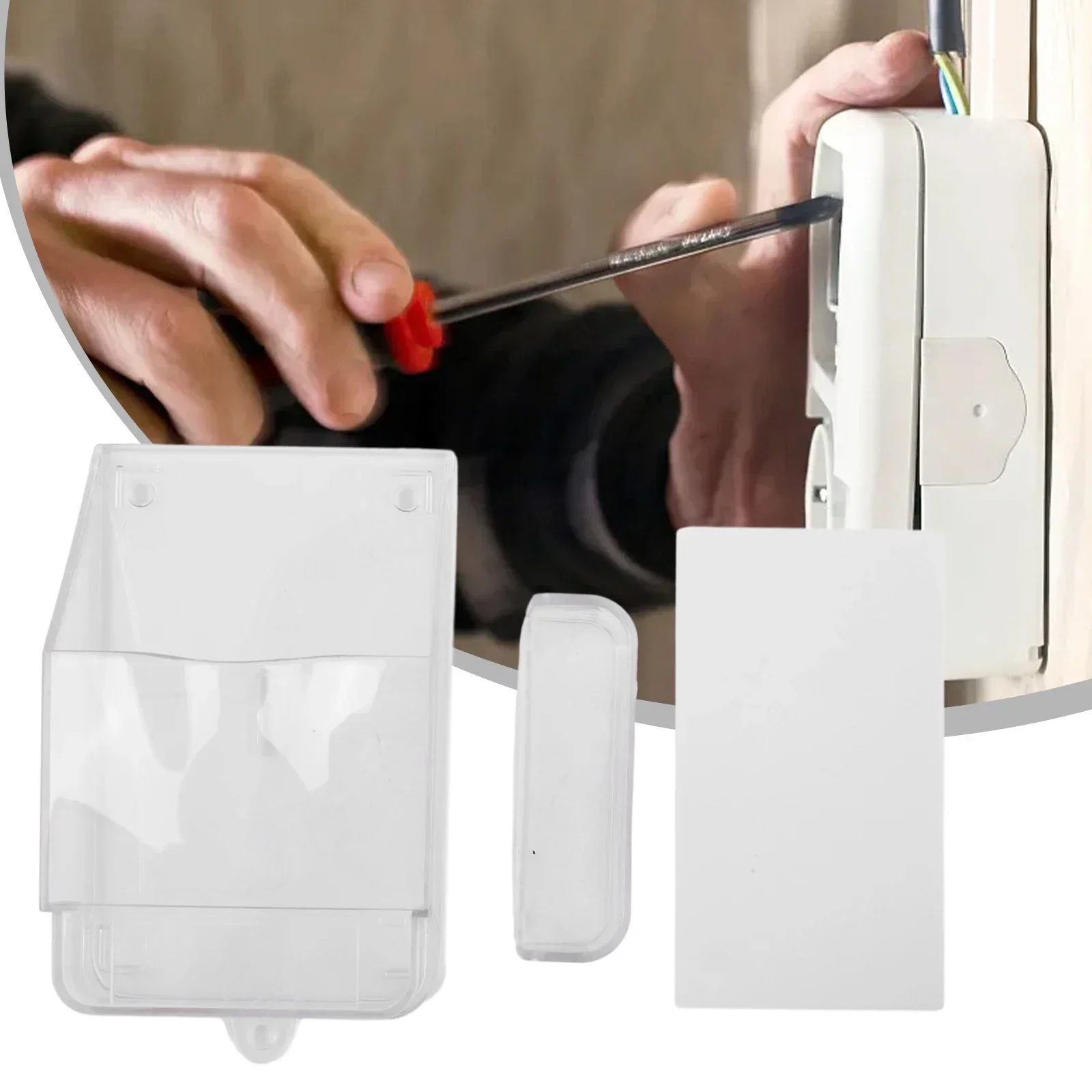 Waterproof Cover For Wireless Doorbell Accesories Transparent Control Rain Cover Protective Box Outdoor Doorbell Cover