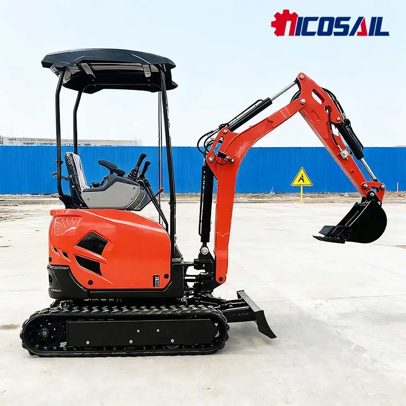 

New Mini Excavator for Farm Work & Home Use Affordable Price with Durable Rubber Tracks Crawler Excavator