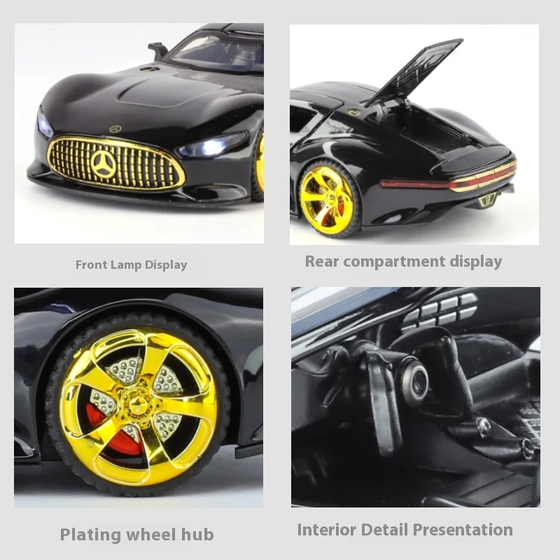 1:32 Mercedes Benz AMG Vision GT Supercar Alloy Metal Diecast Car