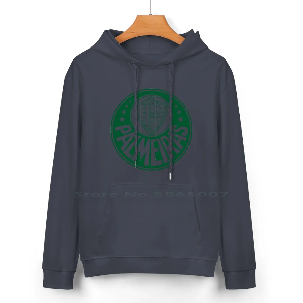 Palmeiras Sao Paulo Brazil Football Cotton Hoodie Sweater 24 Colors Sao Paulo Football Popular Cartoon Brazil Humor Palm Nerd