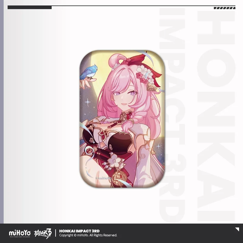 Sunsyea Honkai Impact 3rd Official Merch miHoYo Original Authentic Birthday Badge Fu Hua Mei Theresa Vill-V Rita Elysia Seele