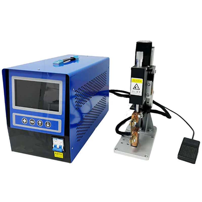 Semi-Automatic Spot Welder Medium-Frequency DC Servo Welding Machine 220V/380V Power Supply Battery Welding Stainless(Customized