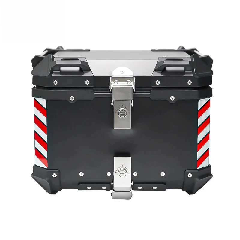 Sale Factory Hot Selling 4L Black New Den Aluminum Alloy Tail Motorcycle Trunk Box