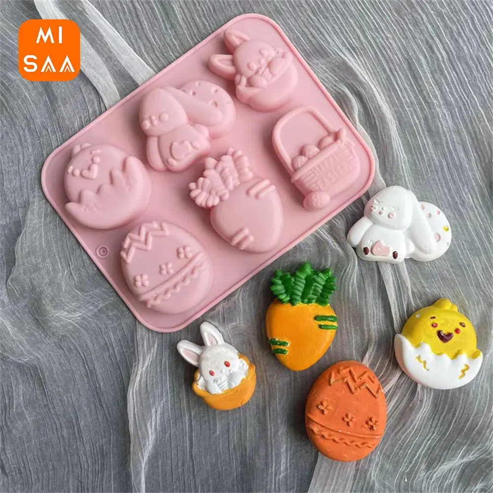 Chocolate Cake Baking Mold Easter Egg Baking Mold Food Grade Silicone Easy To Demoulding Kitchen Tools Ice Mould Pudding Mold